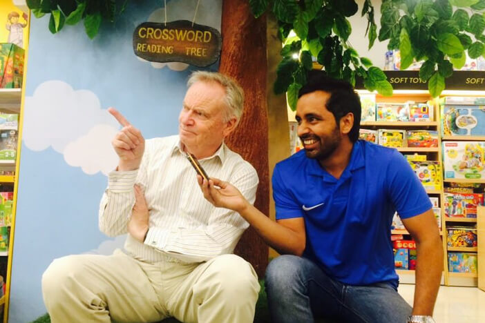 MJ Tarun with Author-Jeffery Archer